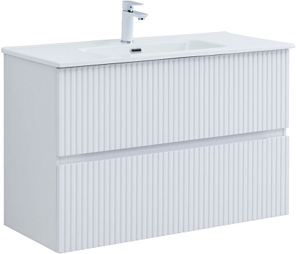 Тумба с раковиной Aquanet Джейн 100 см