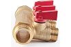 Коллектор с шаровыми кранами PROFACTOR в/н 3/4" х 3 вых 1/2"нар PF MV 264.3