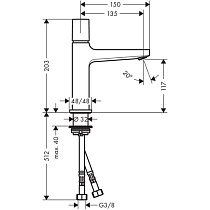 Смеситель для раковины Hansgrohe Metropol Select 32571000