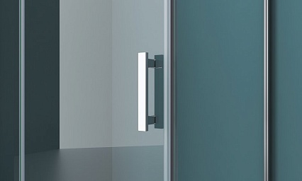 Душевой уголок BelBagno KRAFT-A-12-90-C-Cr-L 90x90 прозрачный, хром, левый