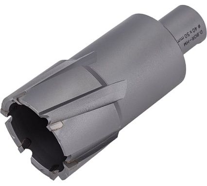 Сверло корончатое HM по металлу (40х50/88 мм; Weldon 19) D.BOR CD-HM-050-040-W