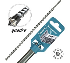 Бур по бетону RENNBOHR Quadro SDS-Max 4 грани 30x1000/870 мм 723010