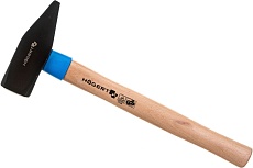 Слесарный молоток Hoegert Technik кованый, 2000 г, с деревянной рукояткой HT3B020