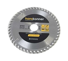 Диск пильный 190х30/20 мм, 48Z Hanskonner H9022-190-30/20-48
