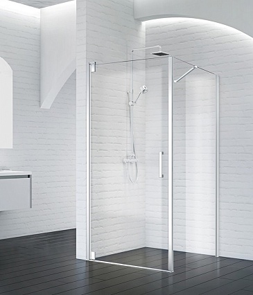 Душевой уголок BelBagno Marmi 70x80 прозрачный, хром