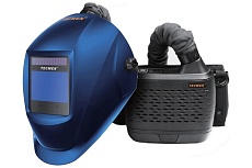 Сварочная маска с автоматическим светофильтром и подачей воздуха PAPR Tecmen ADF - 815S 5-13 TM16 синяя 510326