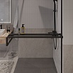 Душевая перегородка Niagara Nova NG-670-90ВLACK 90x195 прозрачная, профиль черный матовый
