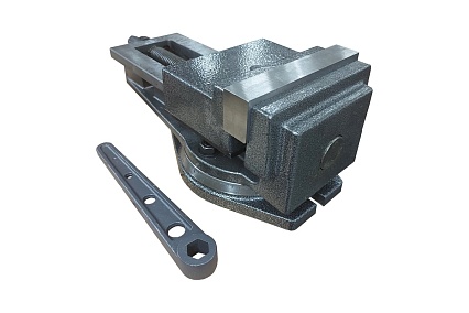 Станочные тиски 160мм, поворотные, с открытым винтом, серия QB Griff b241202