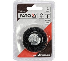 Щетка дисковая для удаления ржавчины 50 мм для дрели Yato YT-47800