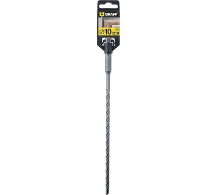 Бур по бетону (10х150х210 мм; SDS-plus) GRAFF GSPD10210