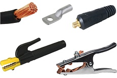 Комплект сварочных проводов КСП-25-3 ПРОФИ КГ1x25 медь 3+3 м в сборе Парма 02.007.00036