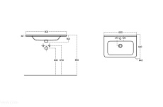 Раковина BelBagno 12060-KL 60 см