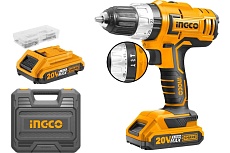 Аккумуляторная ударная дрель-шуруповерт Ingco CIDLI20031