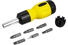 Реверсивная отвертка с набором бит Deko 6 в 1 BS7 065-0599