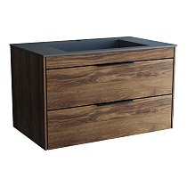 Тумба с раковиной Vincea Chiara 2D 80 см C.Oak