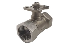 Двухходовой шаровой кран Techno 2025А из нержавеющей стали, под привод DN25, G1, КVS 10 660225-1