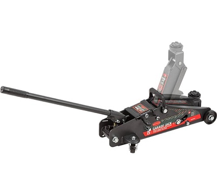 Подкатной домкрат Rockforce 25 т, с фиксацией, h min 140 мм, h max 387 мм RF-TH22501C(17352) RF-TH22501C кейс(17352)