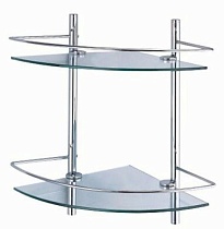 Полка WasserKRAFT K-3122 двойная угловая