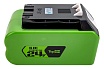 Аккумулятор для Greenworks 24В, 3.0 А*ч (Li-Ion) PN: G24B2 Topon TOP-PTGD-GW-24-3.0