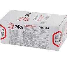 Компактный стабилизатор напряжения Эра СНК-600 160-260В/220В, 600ВА Б0032468
