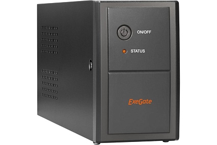 Источник бесперебойного питания Exegate Power Back BNB-650.LED.AVR.EURO <650VA/360W, LED, AVR, 2 евророзетки, Black> 276528