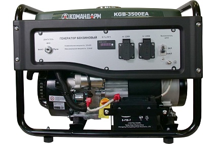Бензиновый генератор КОМАНДАРМ 3,0 кВт KGB-3500EA