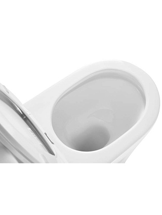 Унитаз-компакт Aquatek Оберон AQ1273H-00 высокий 70х37,5*89 см безободковый с микролифтом