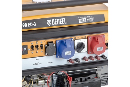 Бензиновый генератор Denzel PS 90 ED-3, 9,0кВт 946944