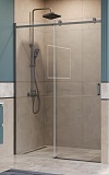 Душевая дверь BelBagno SOFT_CLOSE-2-BF-1-150-C-GM 150x200 прозрачная, оружейная сталь