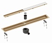 Трап для душа Timo Drain System 700 DS230207/17 70 см, вставка Plate, матовое золото