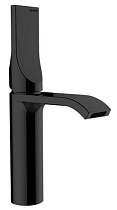 Смеситель для раковины Bossini Apice E89603.073 с донным клапаном, черный матовый