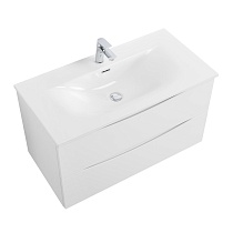 Мебель для ванной BelBagno Marino-Cer-N 100 см Bianco Lucido