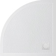 Поддон для душа BelBagno TRAY-MR-UNO-R-80-550-35-W-BO 80x80 белый, накладка белый