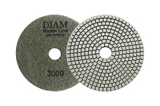 Круг алмазный гибкий шлифовальный АГШК Master Line Universal №3000 (125х2.5 мм) Diam 650