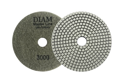 Круг алмазный гибкий шлифовальный АГШК Master Line Universal №3000 (125х2.5 мм) Diam 650