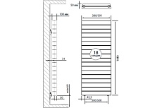 Радиатор Royal Thermo PianoForte Tower/Bianco Traffico - 18 секц. НС-1176342