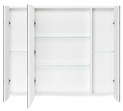 Зеркальный шкаф Акватон Беверли 100 см белый глянец
