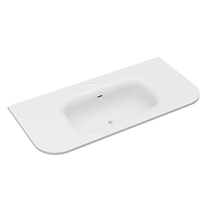 Тумба с раковиной Vincea Альто (Alto) 100 см светло-бежевый матовый