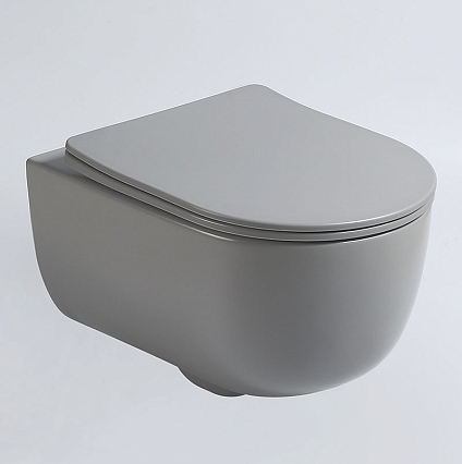 Подвесной унитаз Vincea Evo VT1-34SM 490x355x320 безободковый Подвесной унитаз Vincea Evo VT1-34SM 490x355x320 безободковый