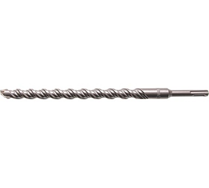 Бур по бетону, двойная спираль, Cobalt W-tip (18x310 мм; SDS PLUS) Denzel 705044