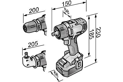 Беспроводная дрель-шуруповерт Flex DD 2G 10.8-EC/4.0 Set 462764