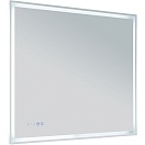 Зеркало Aquanet Оптима 90x75 см с подсветкой, антипар, часы 00288966