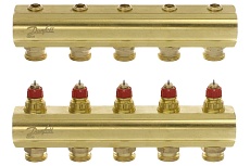 Коллекторы Danfoss FHF-5 для 5 контуров 088U0505