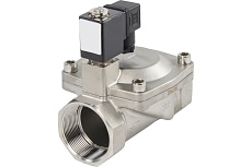 Электромагнитный клапан DN.ru VS2W-401N-PU-NC Ду10 Ру10 сталь, пилотный NBR 24В DC D130-01539