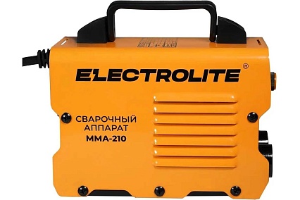 Сварочный инверторный аппарат Electrolite mma-210 EL 210 А, 140-250 В, 4 мм электрод, дисплей 6342