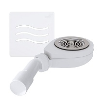 Сифон для поддона RGW S-016-1 Волна белый 90 мм 502411161-01