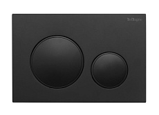 Кнопка смыва BelBagno BB-17C-NERO.M черный матовый