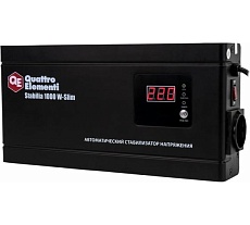 Настенный стабилизатор напряжения Quattro Elementi Stabilia 1000 W-Slim 772-562