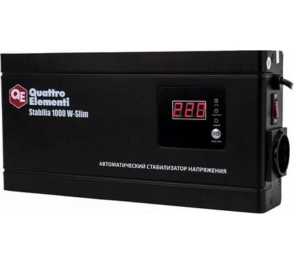 Настенный стабилизатор напряжения Quattro Elementi Stabilia 1000 W-Slim 772-562