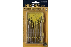 Набор отверток NIKONA 6шт, микро, Cr-V, PH0, PH1, SL1.4, SL2, SL2.4, SL3 22-902